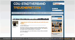 Desktop Screenshot of cdu-treuenbrietzen.de